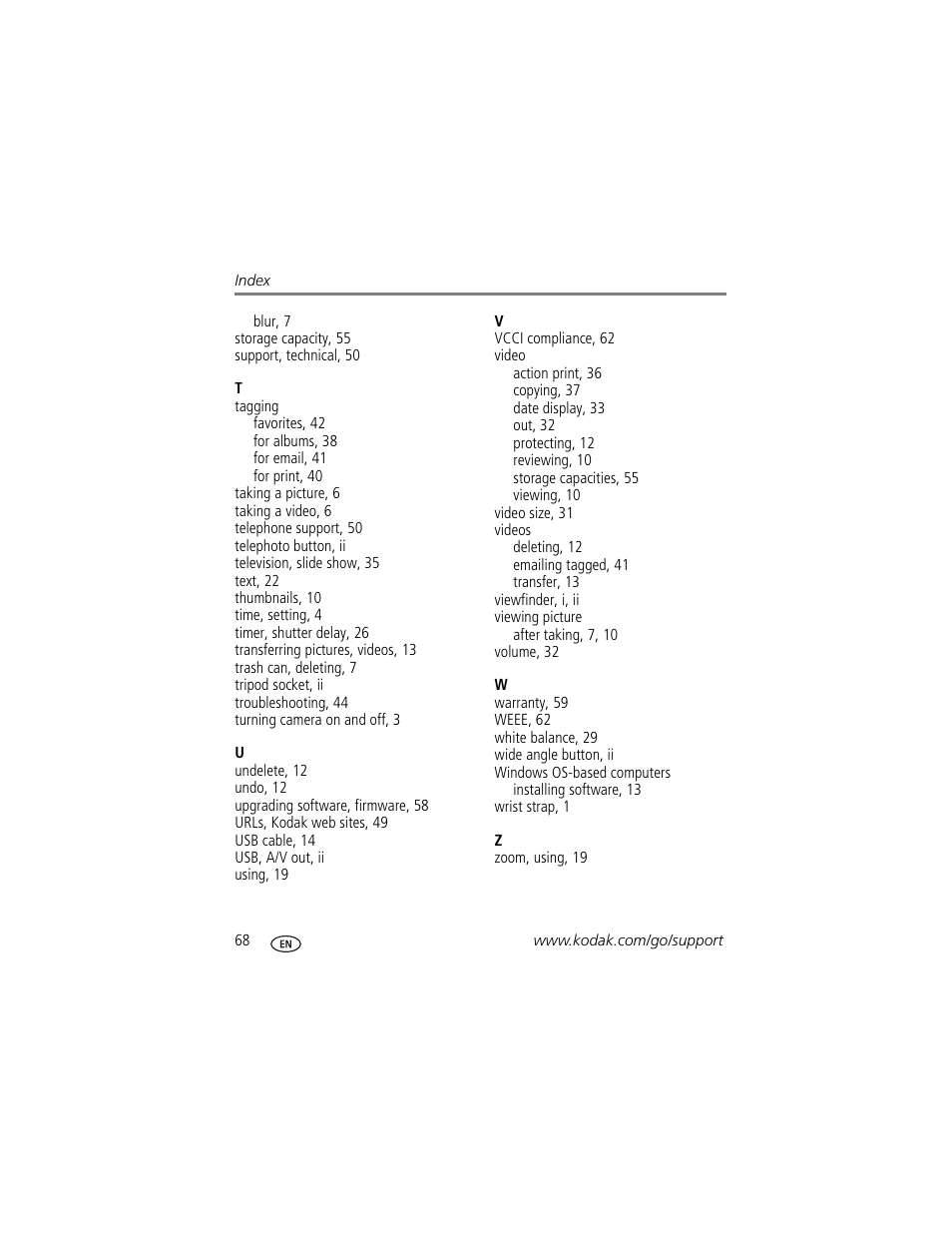 Kodak EasyShare C663 User Manual | Page 74 / 74