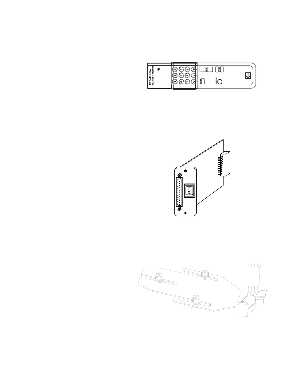 Ir remote system ra/lp (laser pointer) 2-10, 12/7-pin module 2-10, Lens support 2-10 | Ir remote system ra/lp (laser pointer) -10, 12/7-pin module -10, Lens support -10, Ir remote system ra/lp (laser pointer), 12/7-pin module, Lens support | Kodak 9020/CINE User Manual | Page 24 / 135