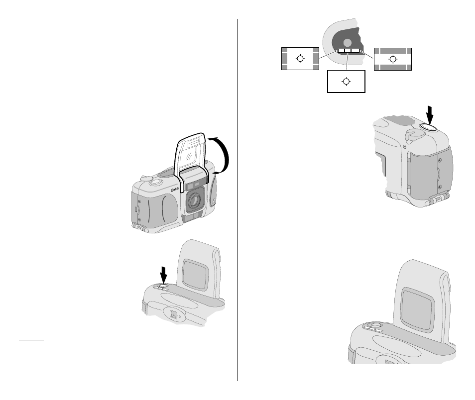 Como tomar fotografías, 3 ) para destapar el, 7 ) y activar el flash. 2. oprima el | 2 ) hasta que la | Kodak ADVANTIX C700 User Manual | Page 59 / 73
