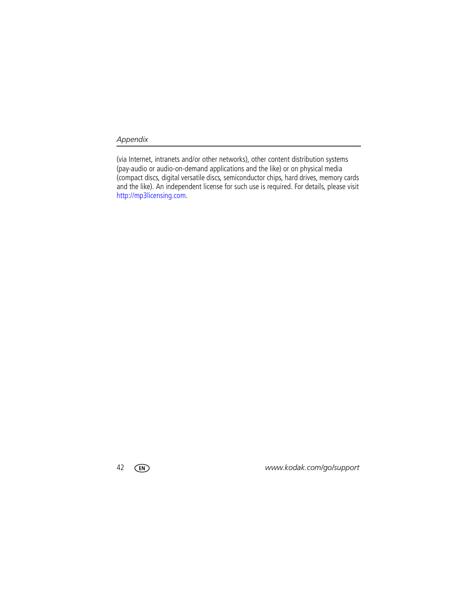 Kodak EasyShare M1020 User Manual | Page 48 / 51
