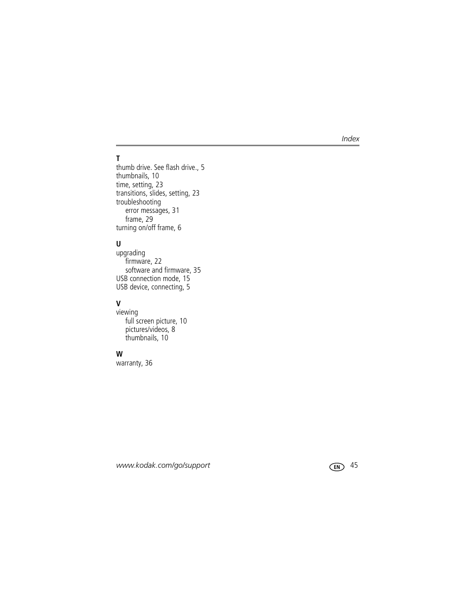 Kodak EasyShare M1020 User Manual | Page 51 / 51