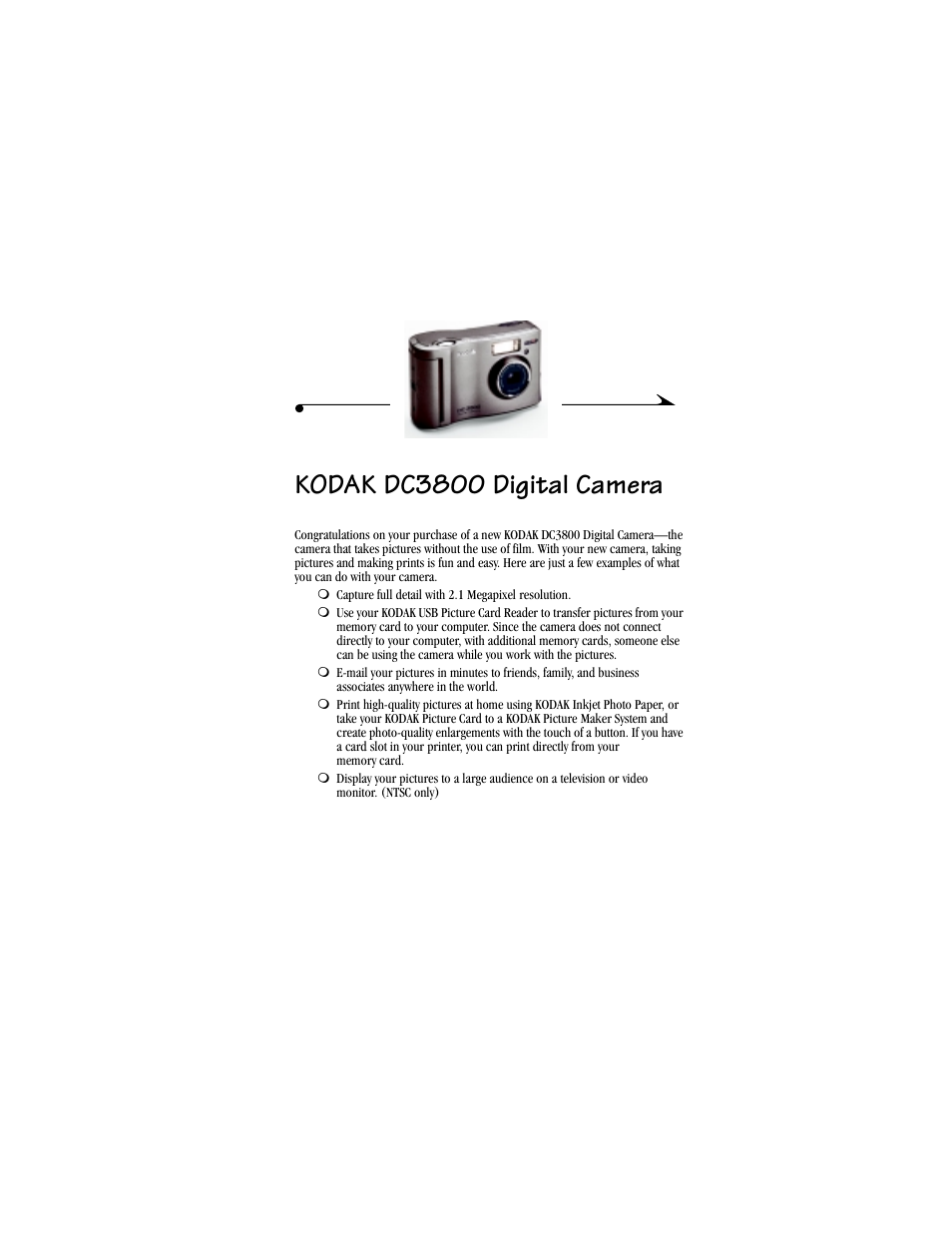 Kodak DC3800 User Manual | 78 pages