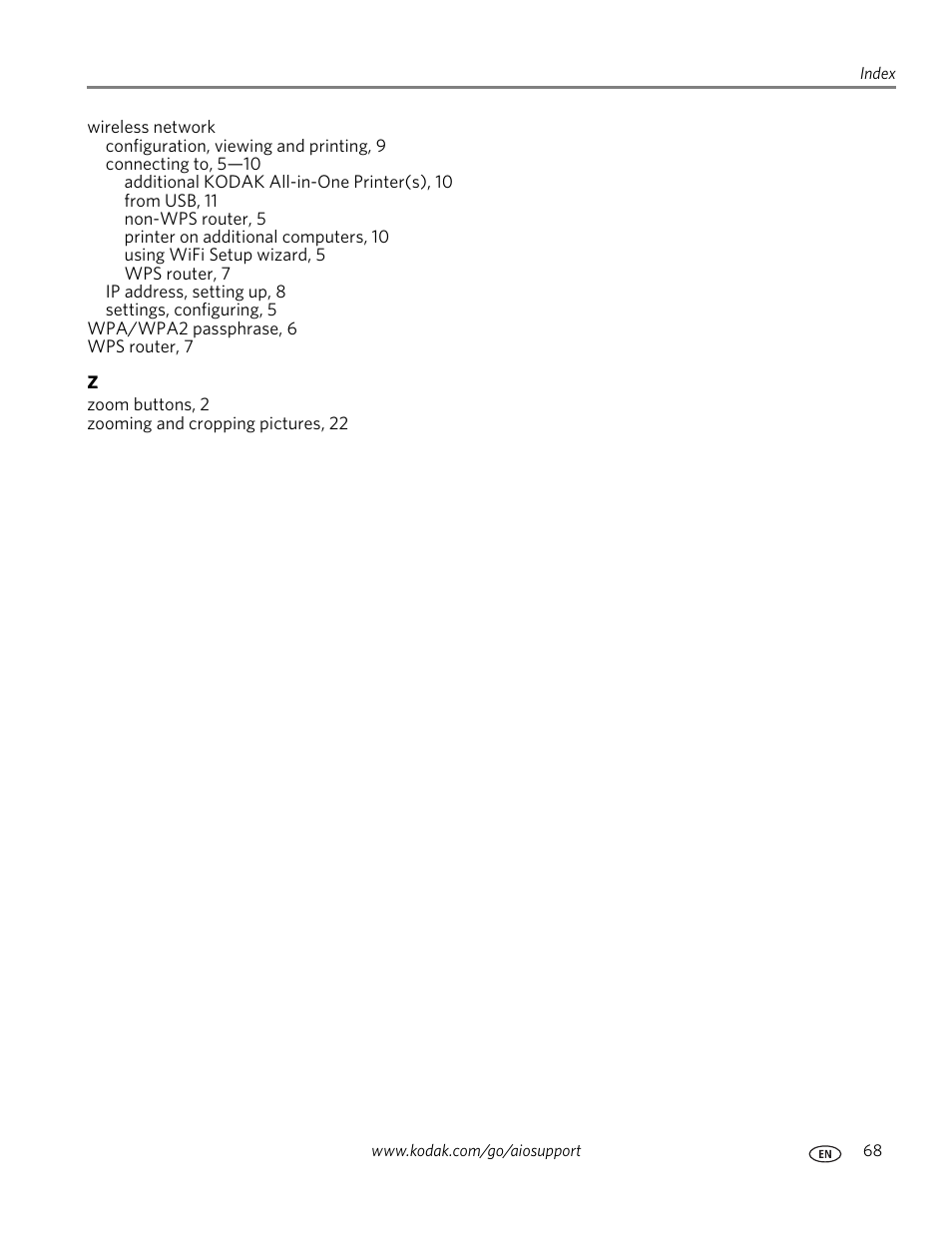 Kodak ESP 5200 User Manual | Page 73 / 73