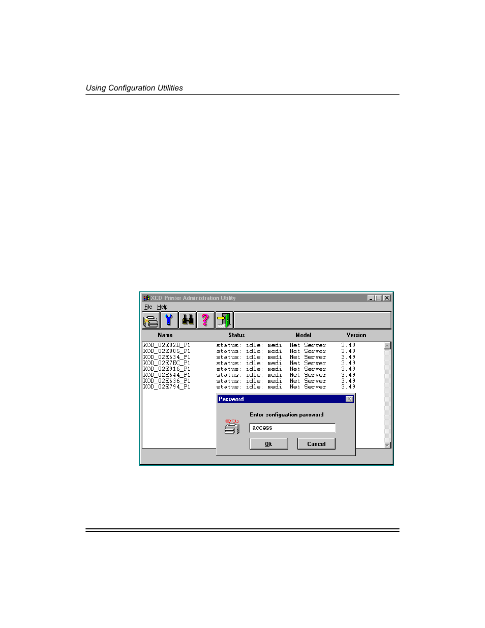 Using the xadmin utility, Using the xadmin utility -8 | Kodak 8660 User Manual | Page 32 / 120