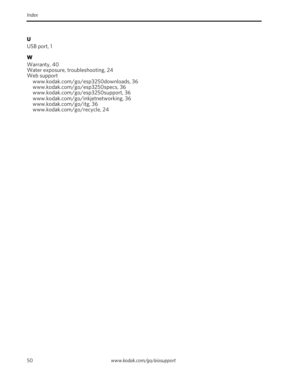 Kodak ESP 3260 User Manual | Page 56 / 56