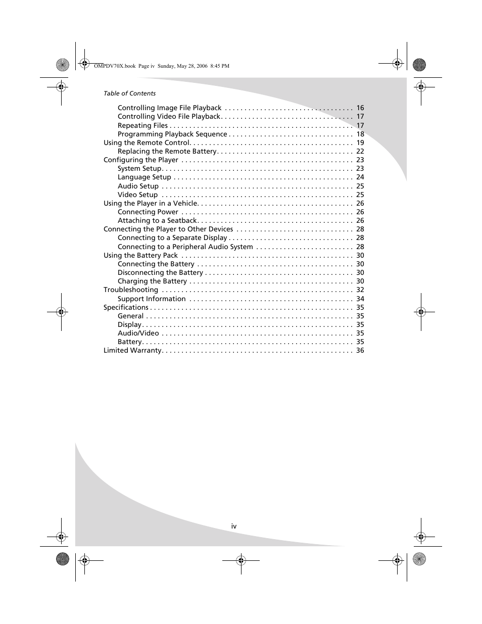 Kodak PDV-70X User Manual | Page 6 / 48