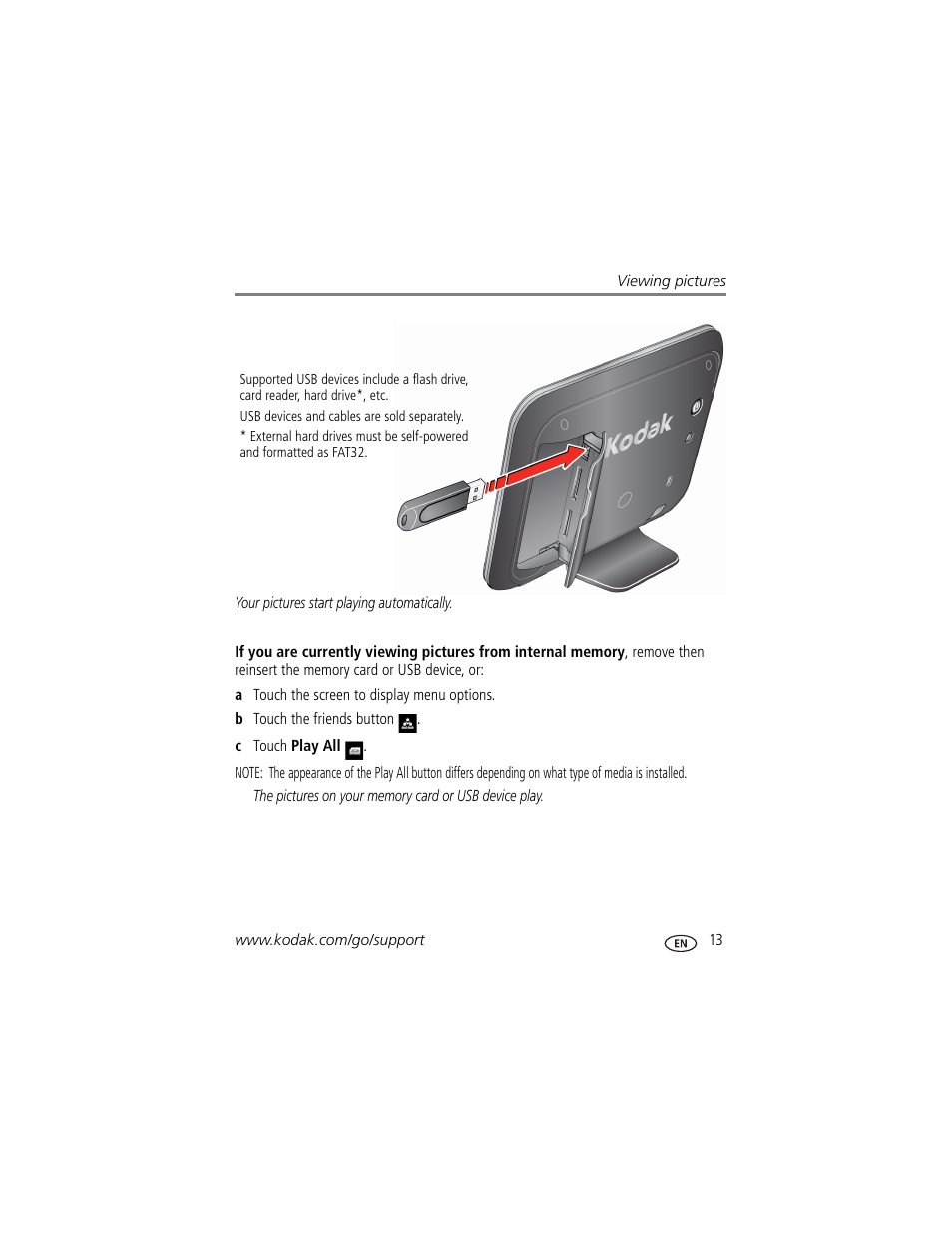 Kodak Pulse S710 User Manual | Page 19 / 44