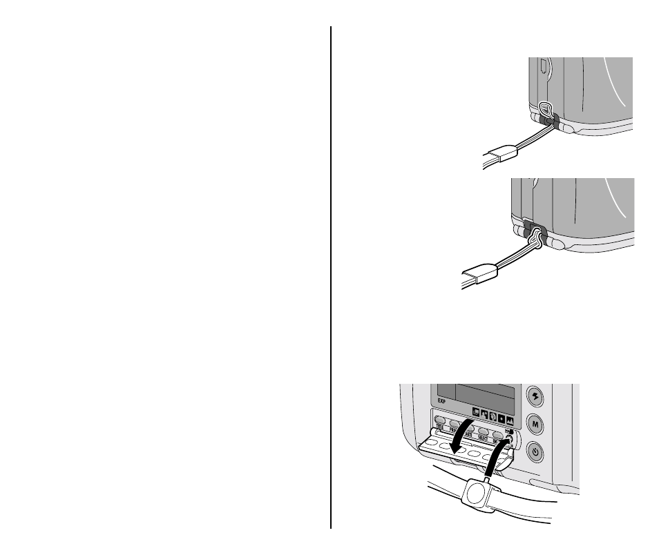Attaching the strap, Control-button actuator | Kodak C800/C850 User Manual | Page 10 / 114