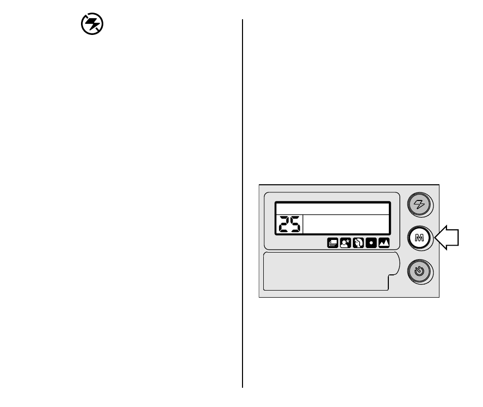 Selecting the special option modes, Flash off | Kodak C800/C850 User Manual | Page 22 / 114