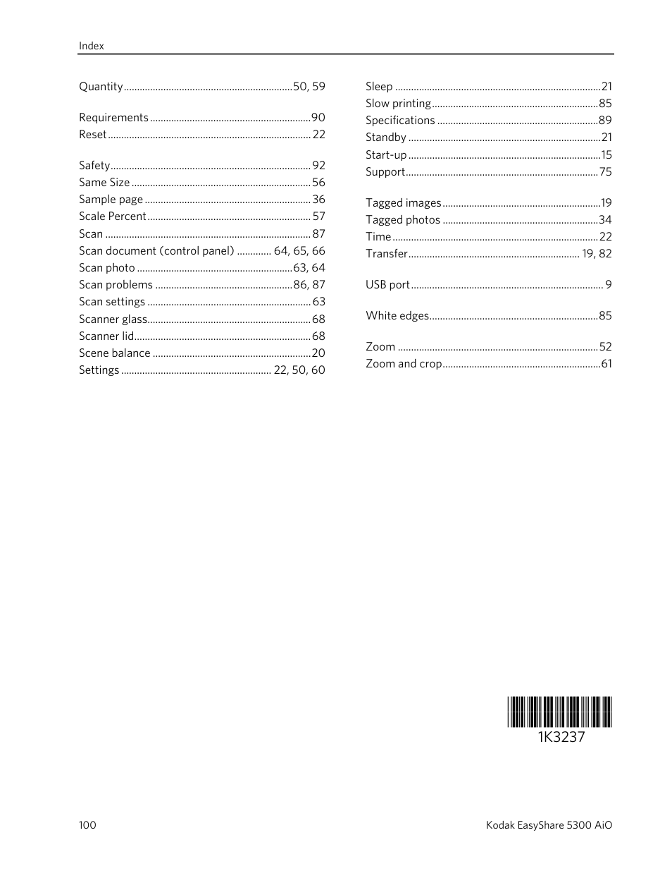 Kodak 5300 User Manual | Page 104 / 104