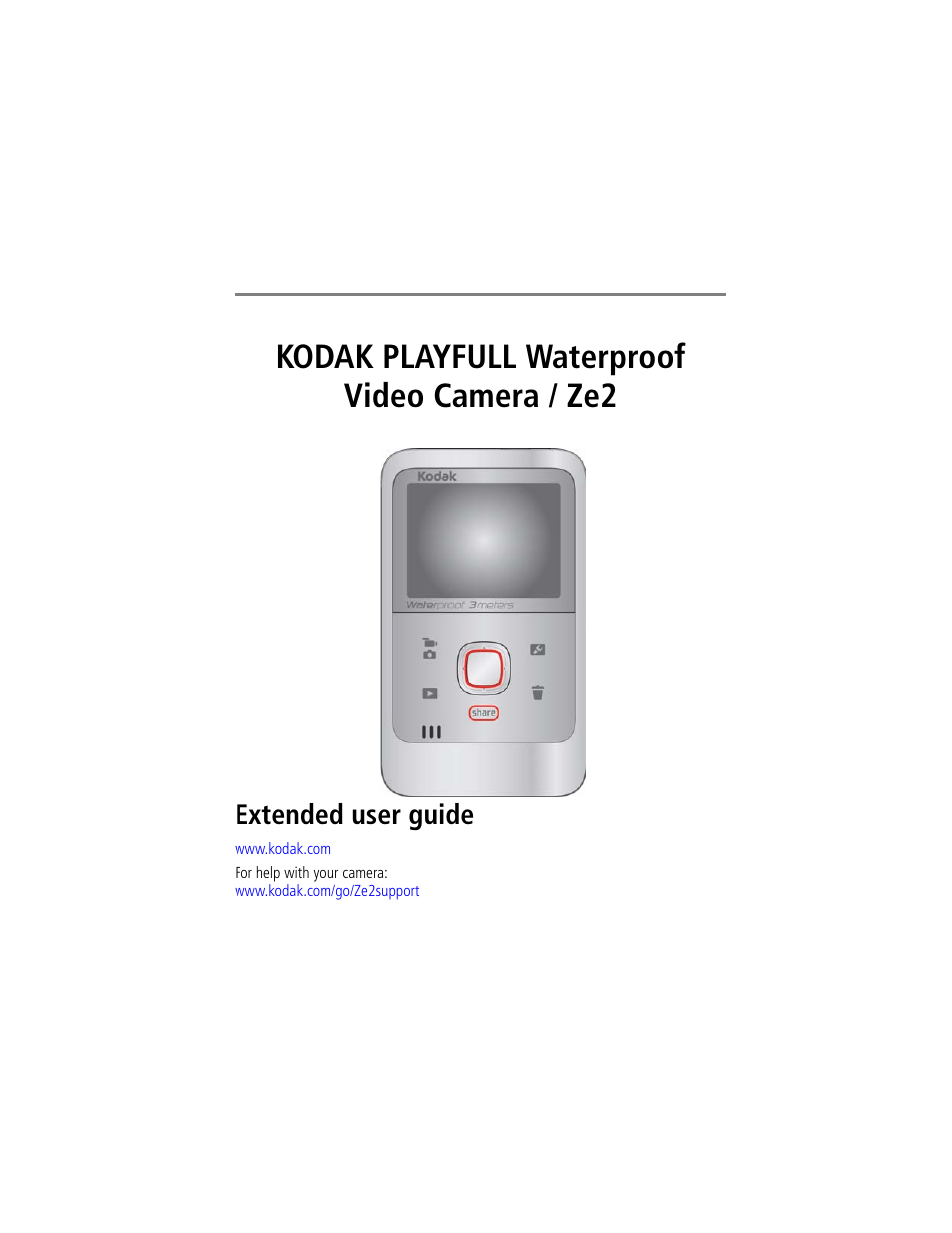 Kodak ZE2 User Manual | 36 pages