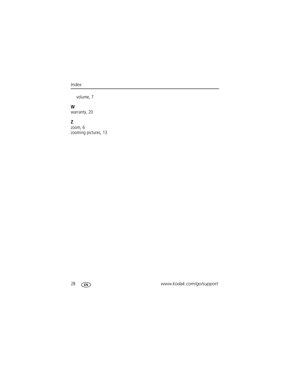 Kodak ZE2 User Manual | Page 36 / 36
