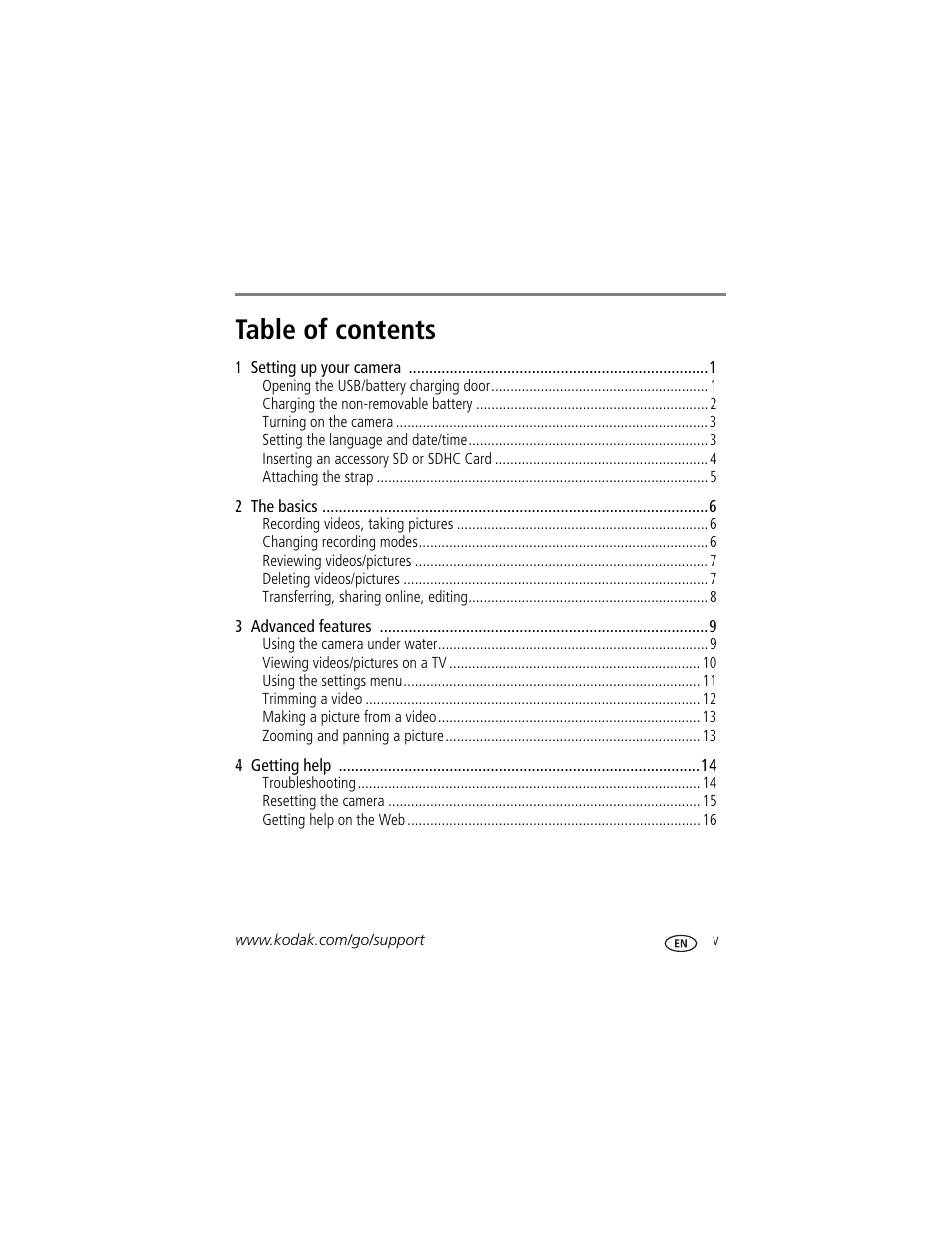 Kodak ZE2 User Manual | Page 7 / 36