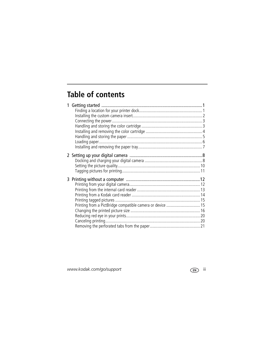 Kodak Series 3 User Manual | Page 5 / 91