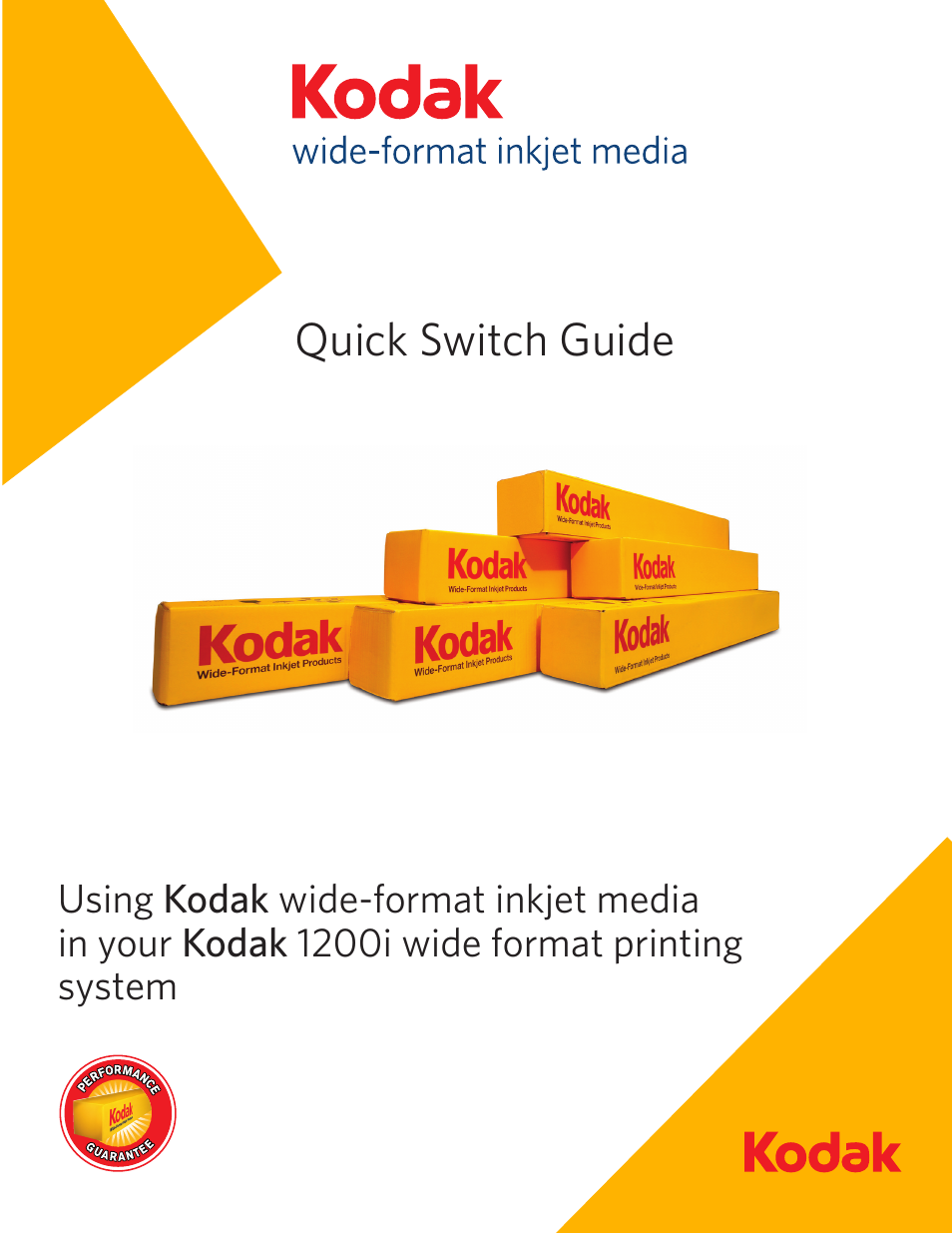 Kodak 1200I User Manual | 7 pages