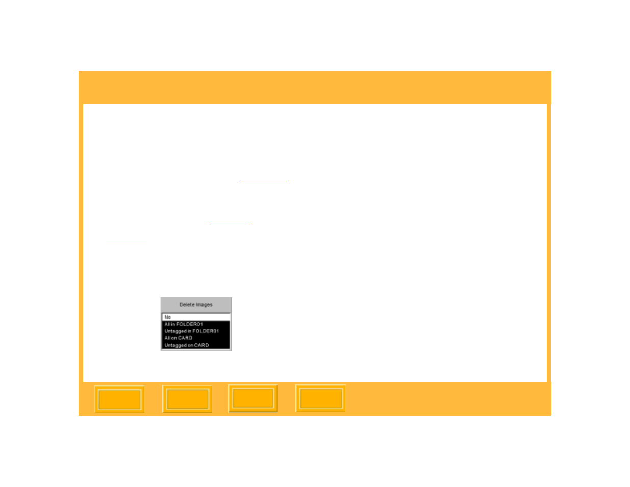 Deleting groups of images, Next, Using the image lcd | Kodak 645 User Manual | Page 109 / 147