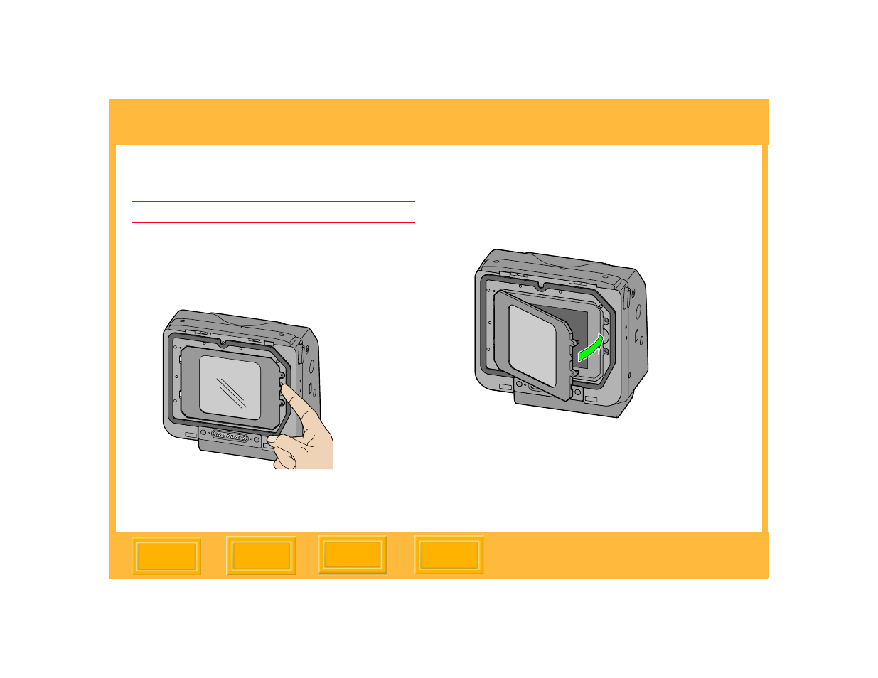 Removing an ir or anti-aliasing filter, Inserting a filter, Next | Is in, About the dcs 645 | Kodak 645 User Manual | Page 40 / 147