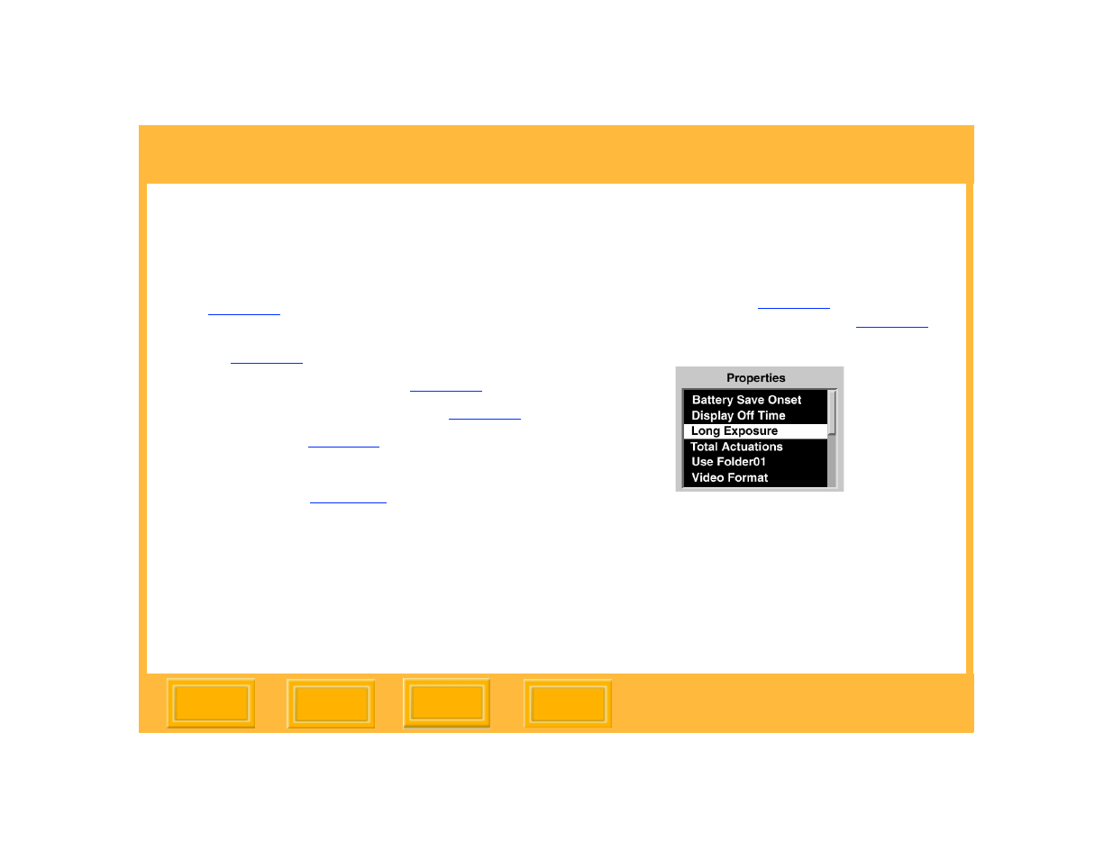 Setting camera properties, Displaying the properties menu, Next | Configuring your camera | Kodak 645 User Manual | Page 71 / 147