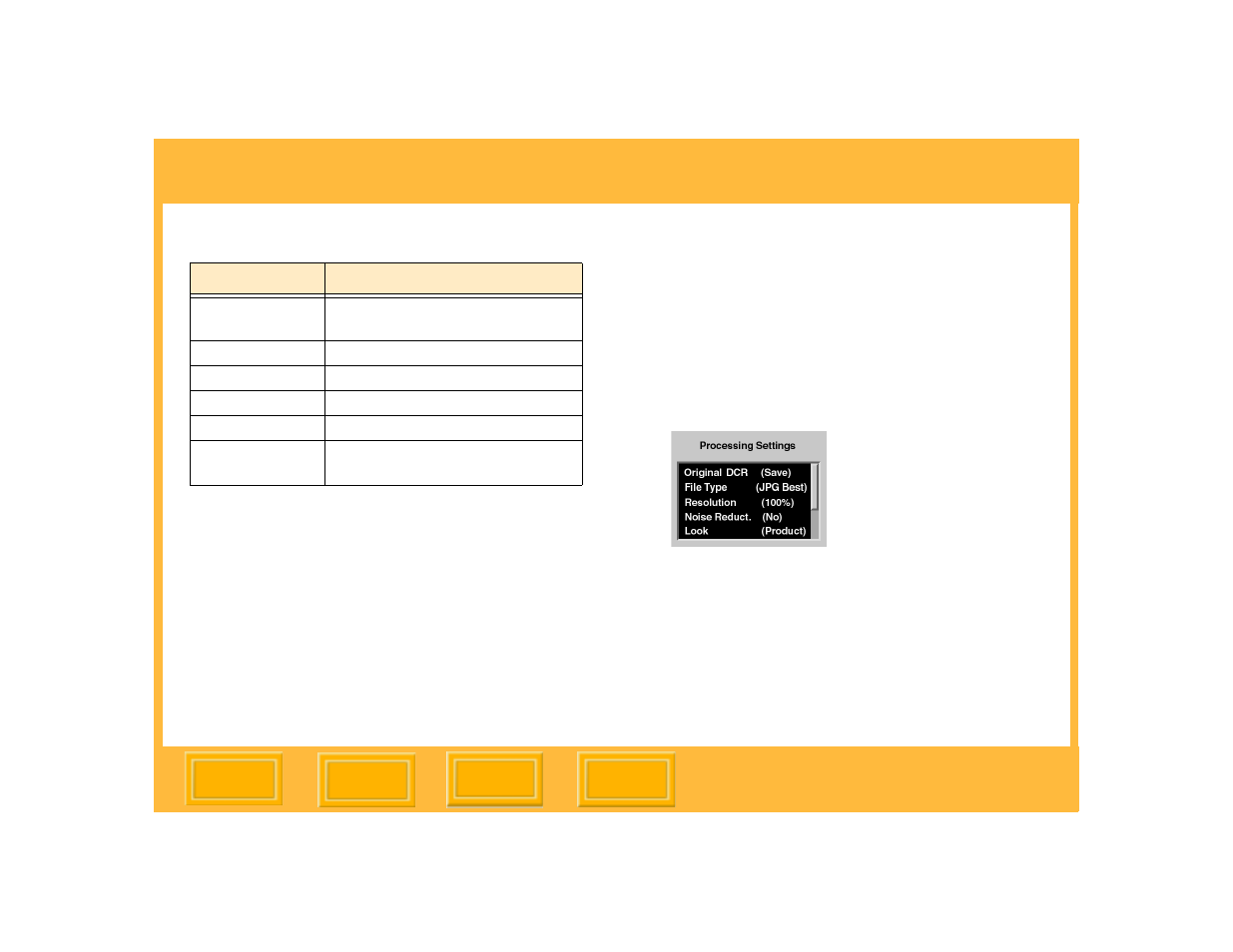 Changing processing settings, Capturing and processing images | Kodak 645 User Manual | Page 97 / 147