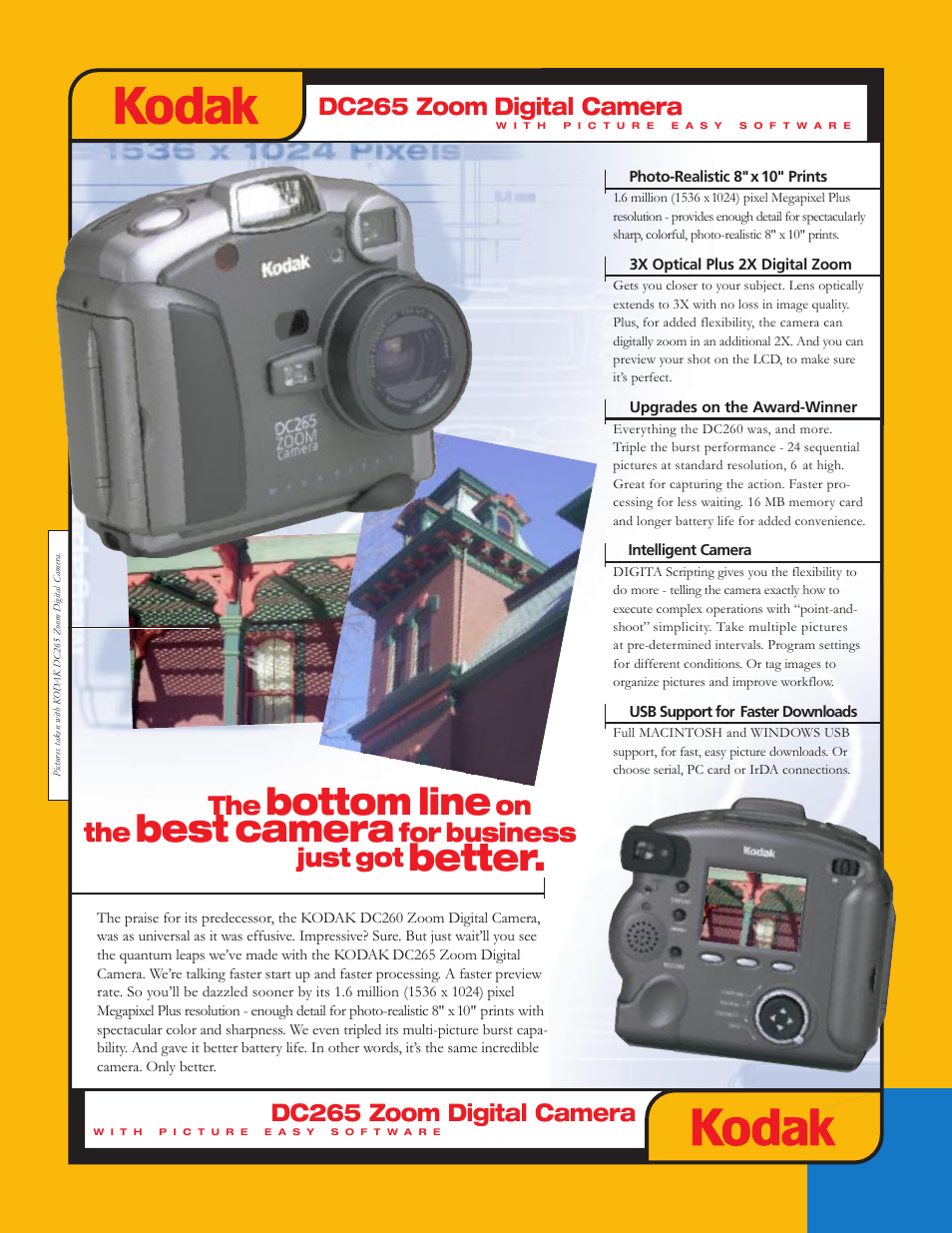 Kodak DC 265 User Manual | 2 pages