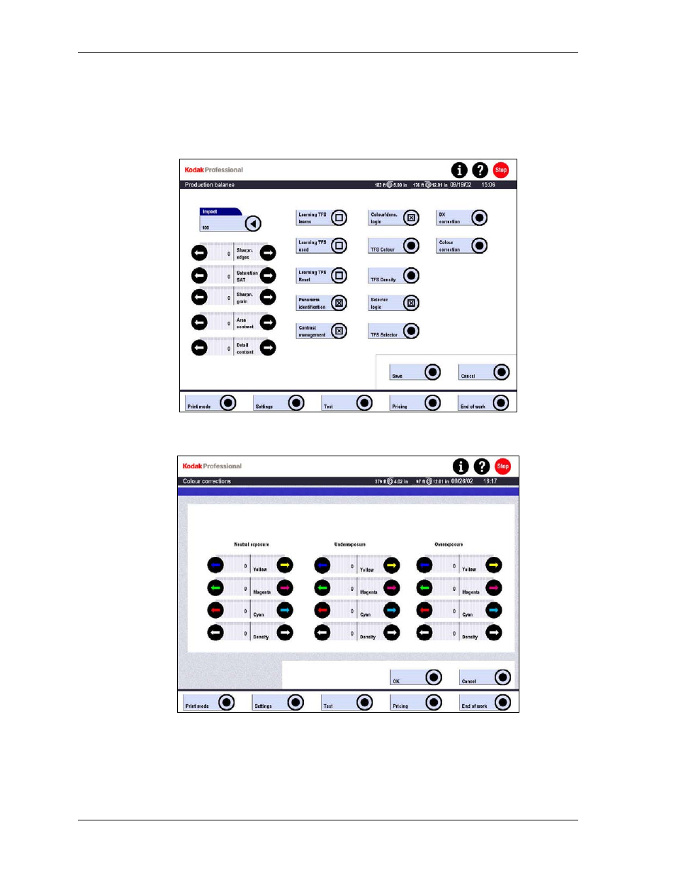 Color correction, Color correction -40 | Kodak SRP 30 User Manual | Page 115 / 310