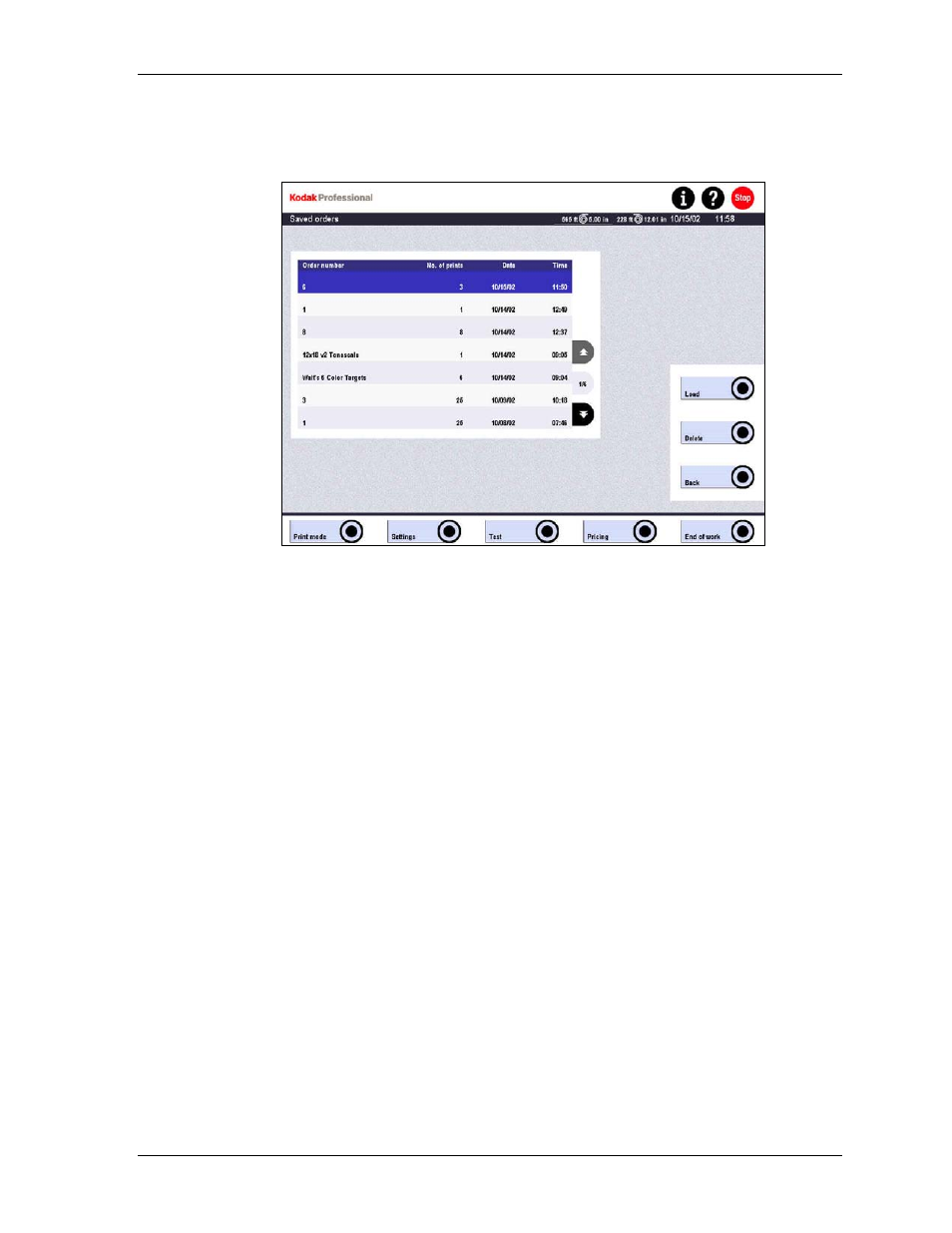 Printing saved digital orders (file prints), Printing saved digital orders (file prints) -35 | Kodak SRP 30 User Manual | Page 206 / 310