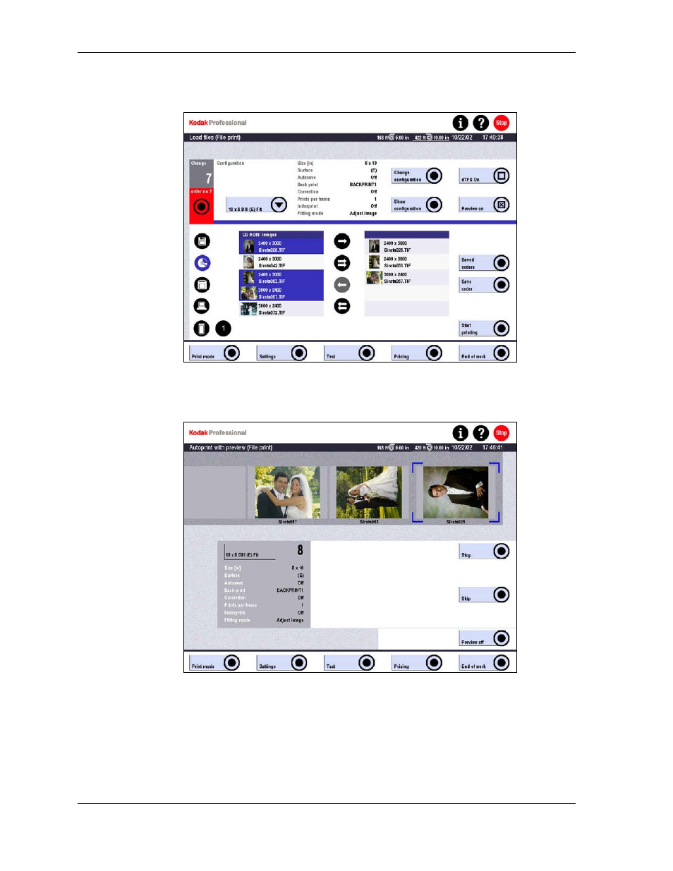 Printing digital images with preview, Printing digital images with preview -38 | Kodak SRP 30 User Manual | Page 209 / 310