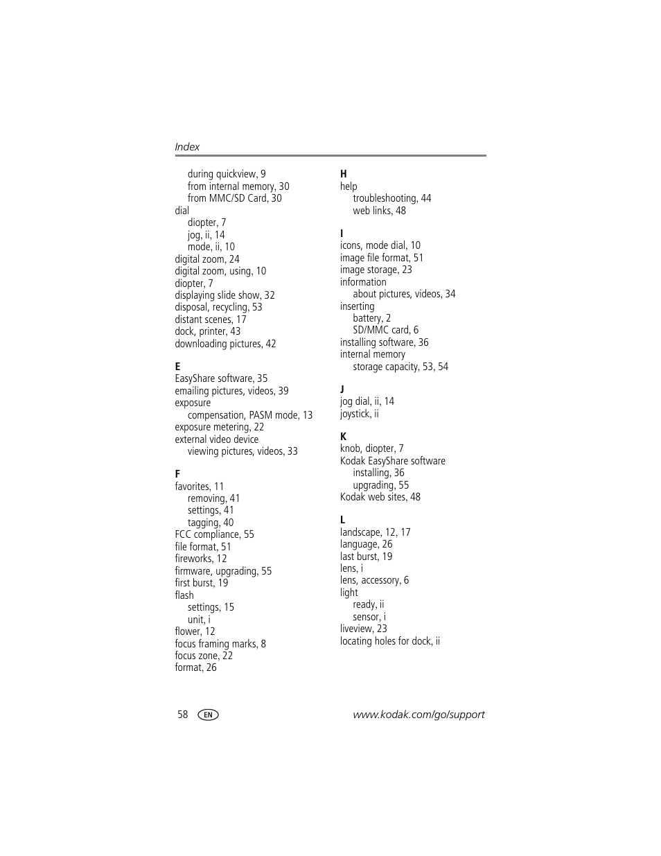Kodak DX7440 User Manual | Page 64 / 67