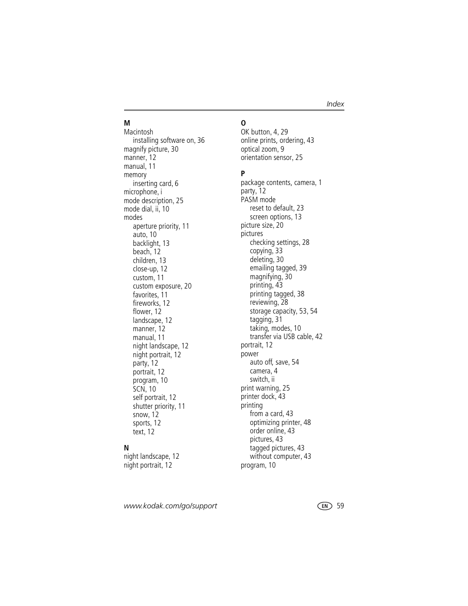 Kodak DX7440 User Manual | Page 65 / 67