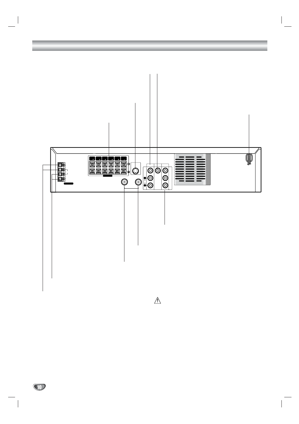 Rear panel connections | Kodak XBS444 User Manual | Page 10 / 48
