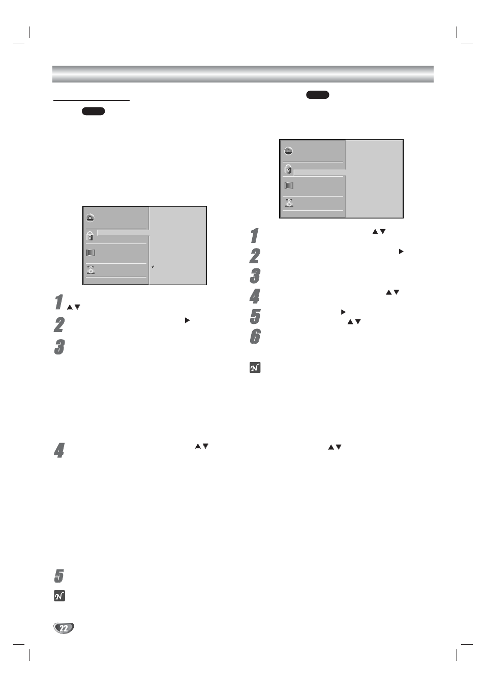 Dvd operation setup (continued) | Kodak XBS444 User Manual | Page 22 / 48