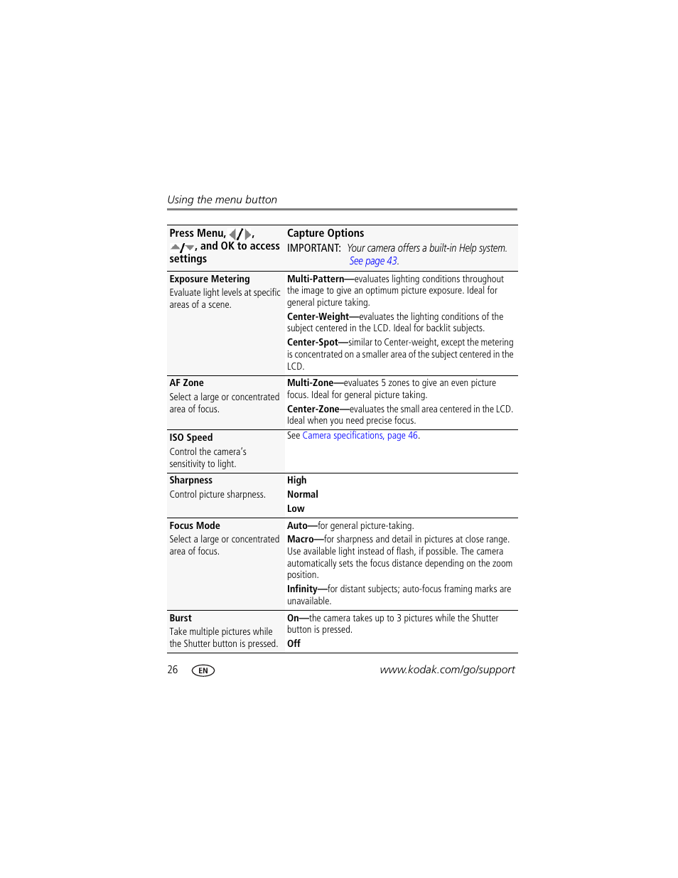 Kodak EASYSHARE C140 User Manual | Page 32 / 66