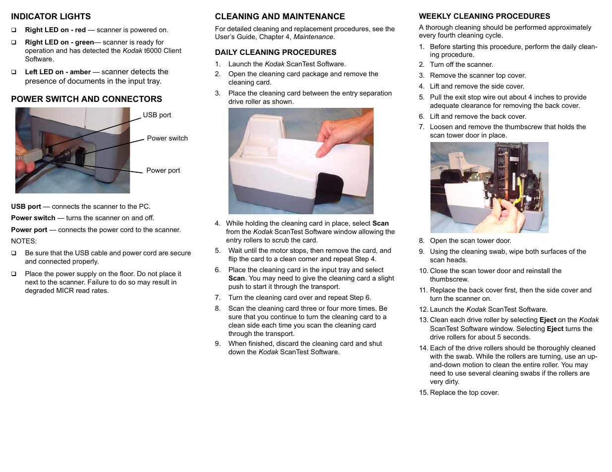 Kodak i6000 User Manual | Page 2 / 2