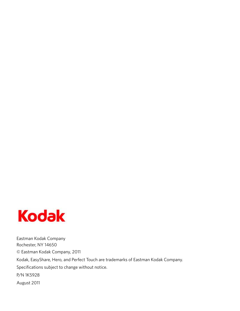 Kodak 9.1 User Manual | Page 2 / 145