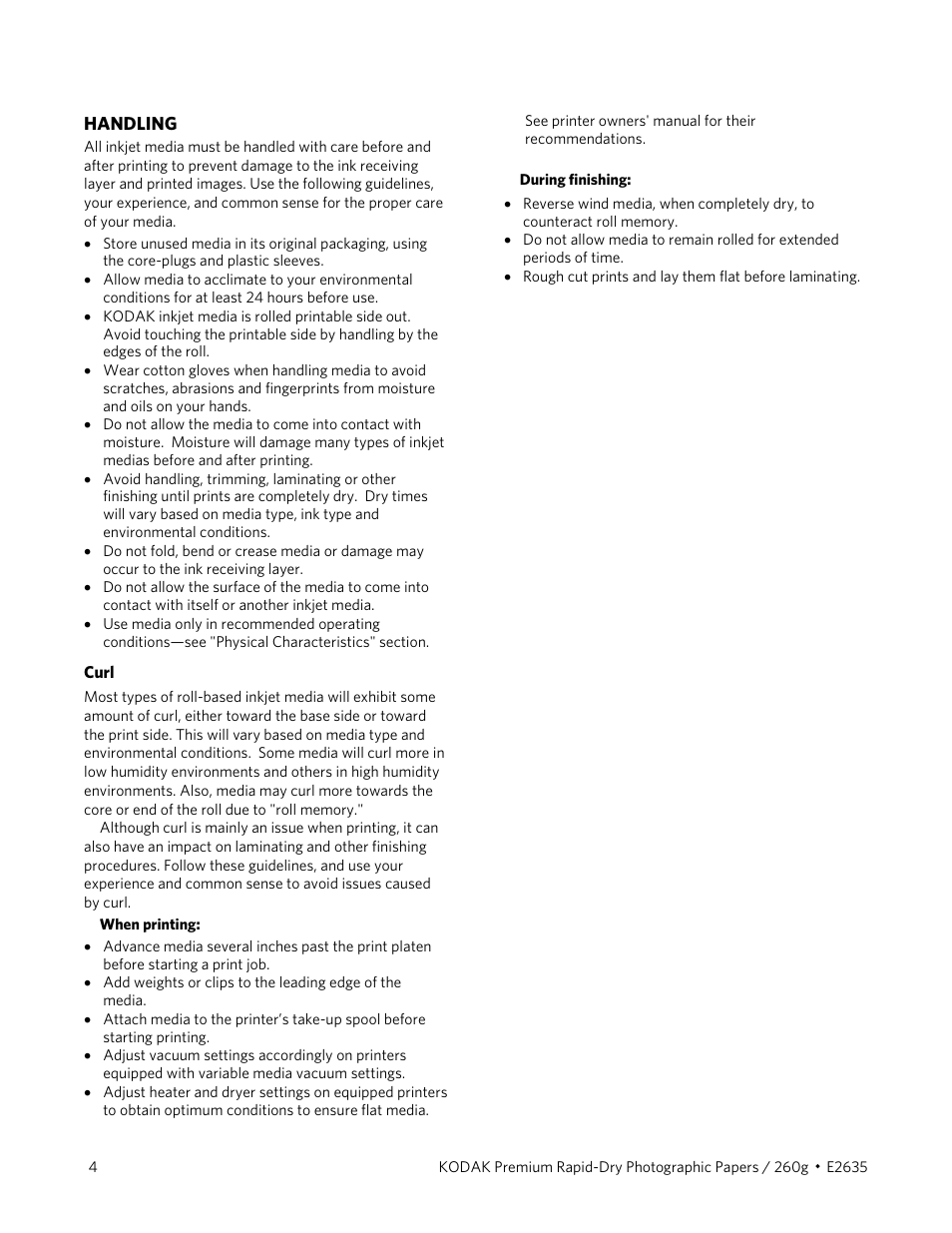 Kodak E2635 User Manual | Page 4 / 9