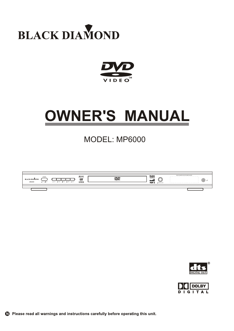 Kodak MP6000 User Manual | 24 pages