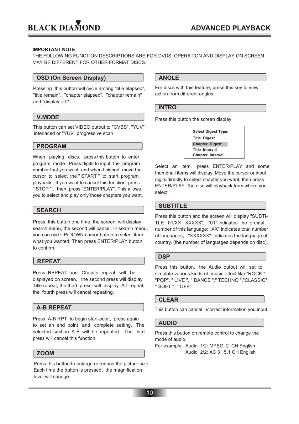 Advanced playback | Kodak MP6000 User Manual | Page 12 / 24