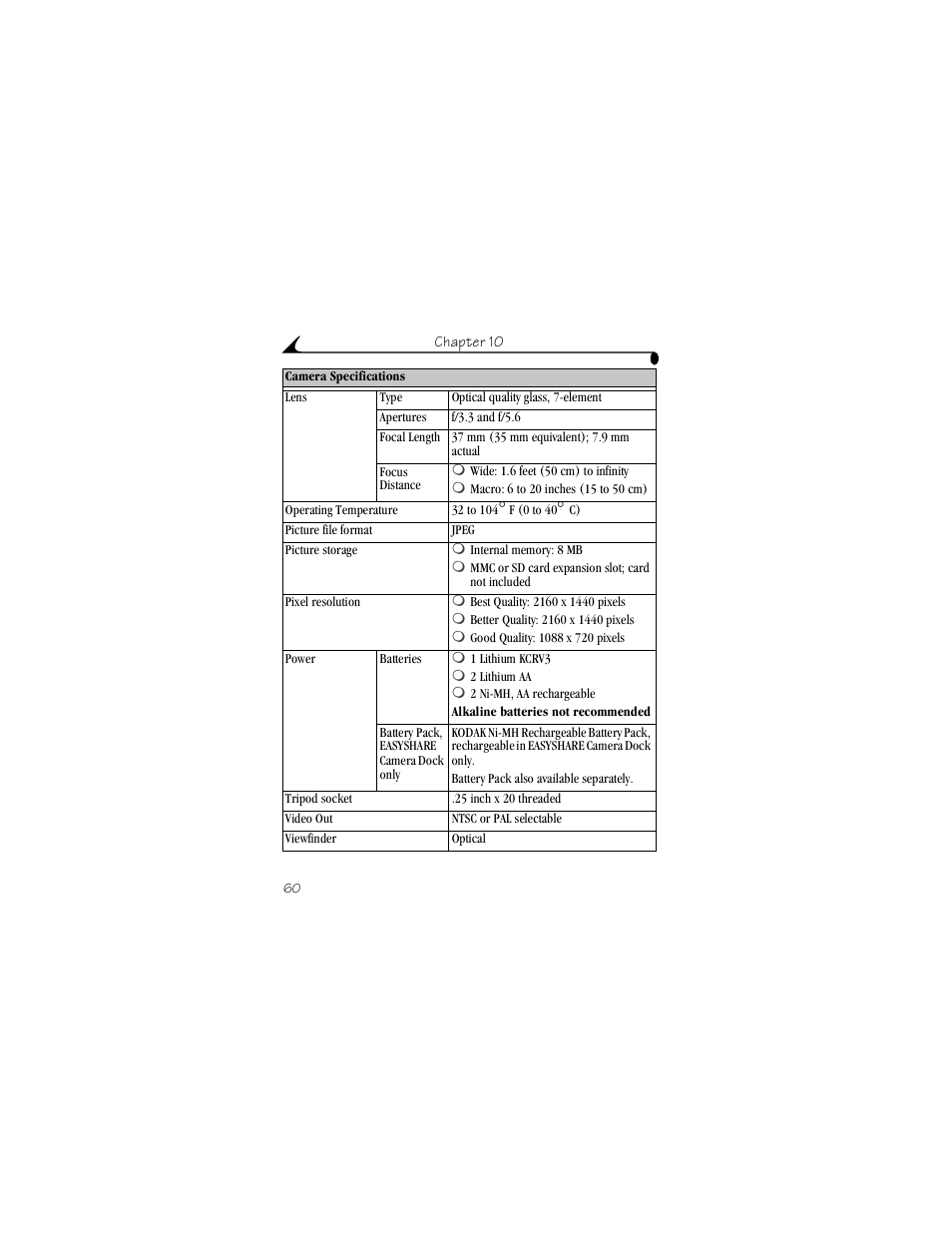 Kodak DX3700 User Manual | Page 70 / 86