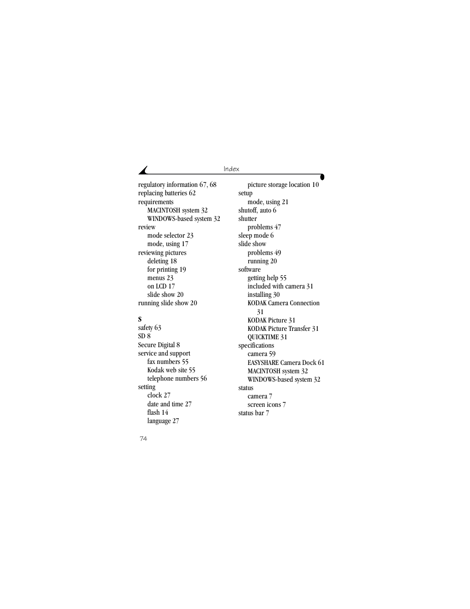 Kodak DX3700 User Manual | Page 84 / 86