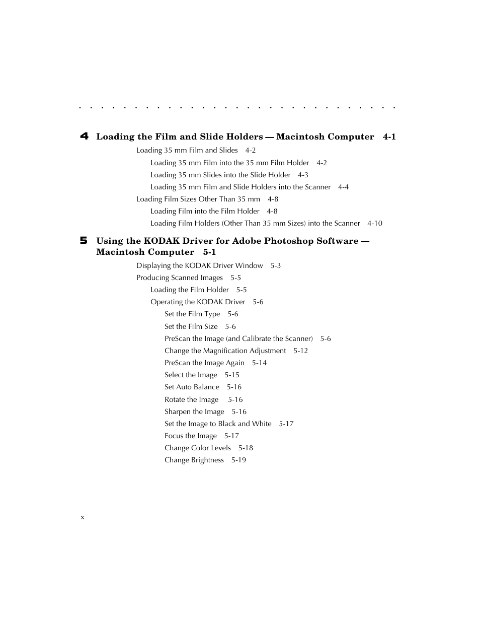 Kodak RFS 3570 User Manual | Page 10 / 220