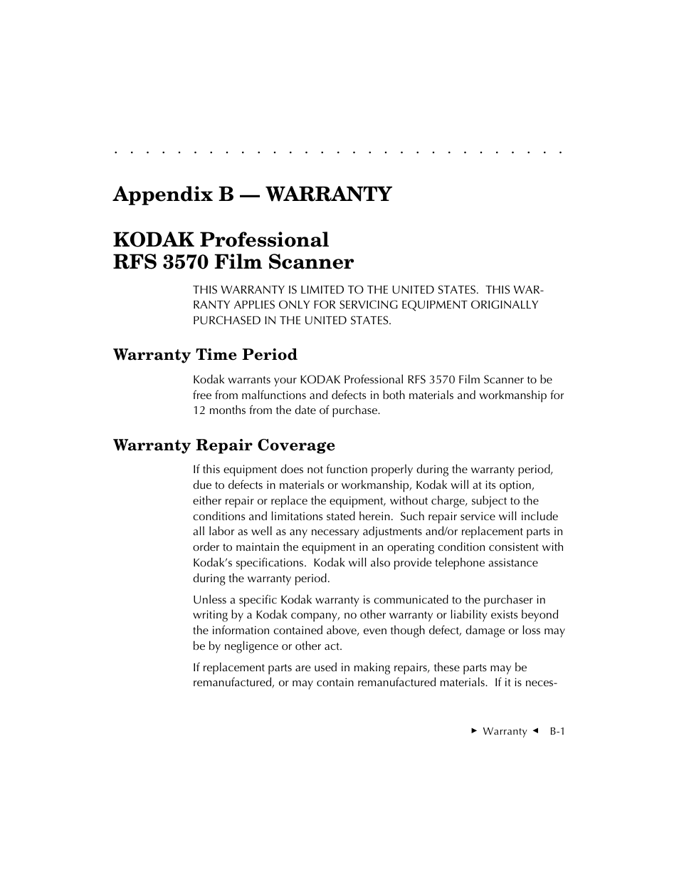 Kodak RFS 3570 User Manual | Page 163 / 220