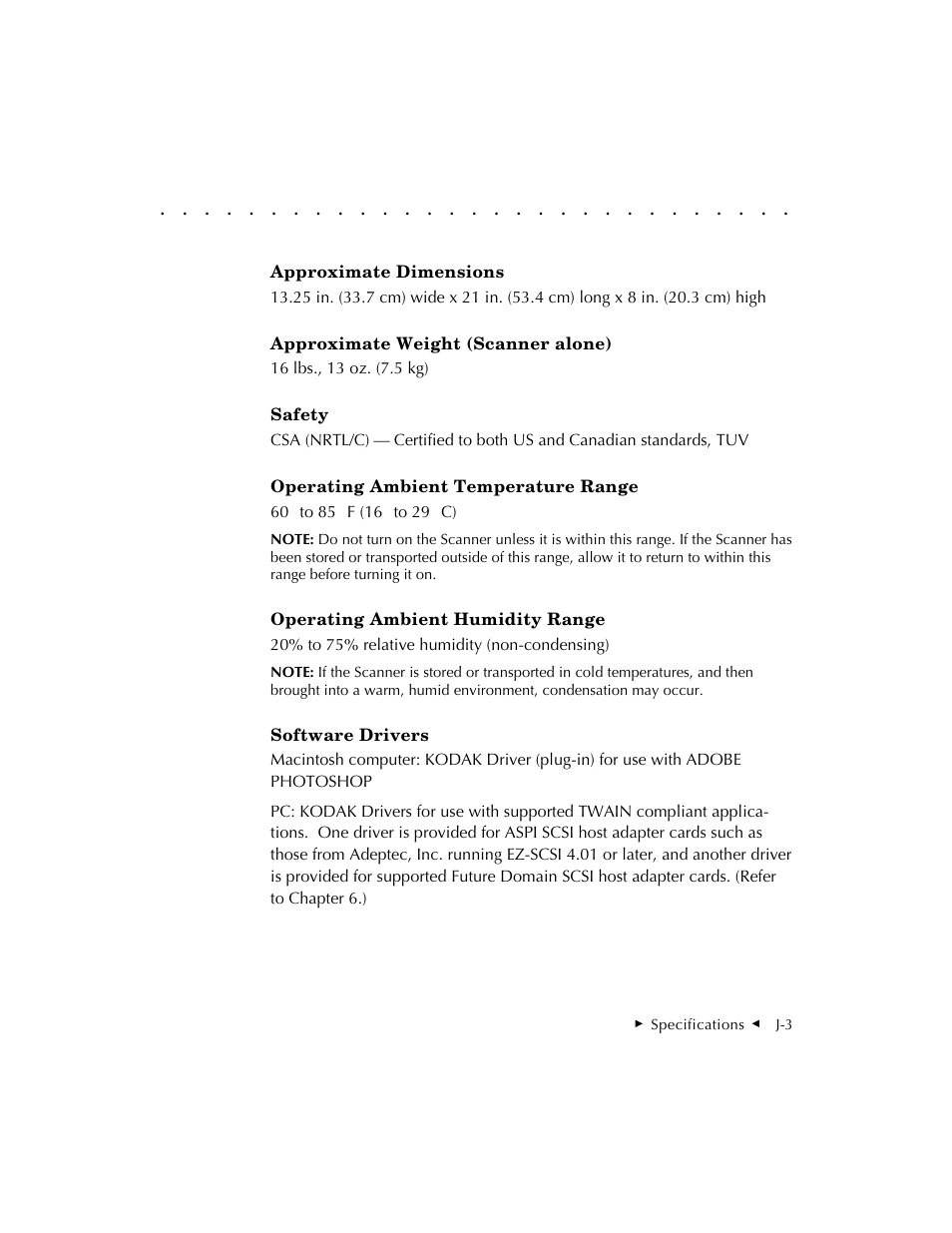 Kodak RFS 3570 User Manual | Page 209 / 220