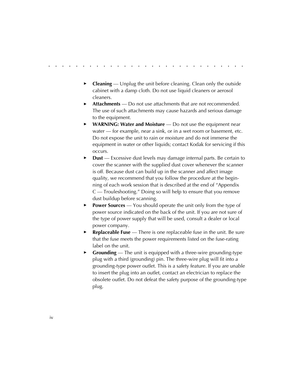 Kodak RFS 3570 User Manual | Page 4 / 220