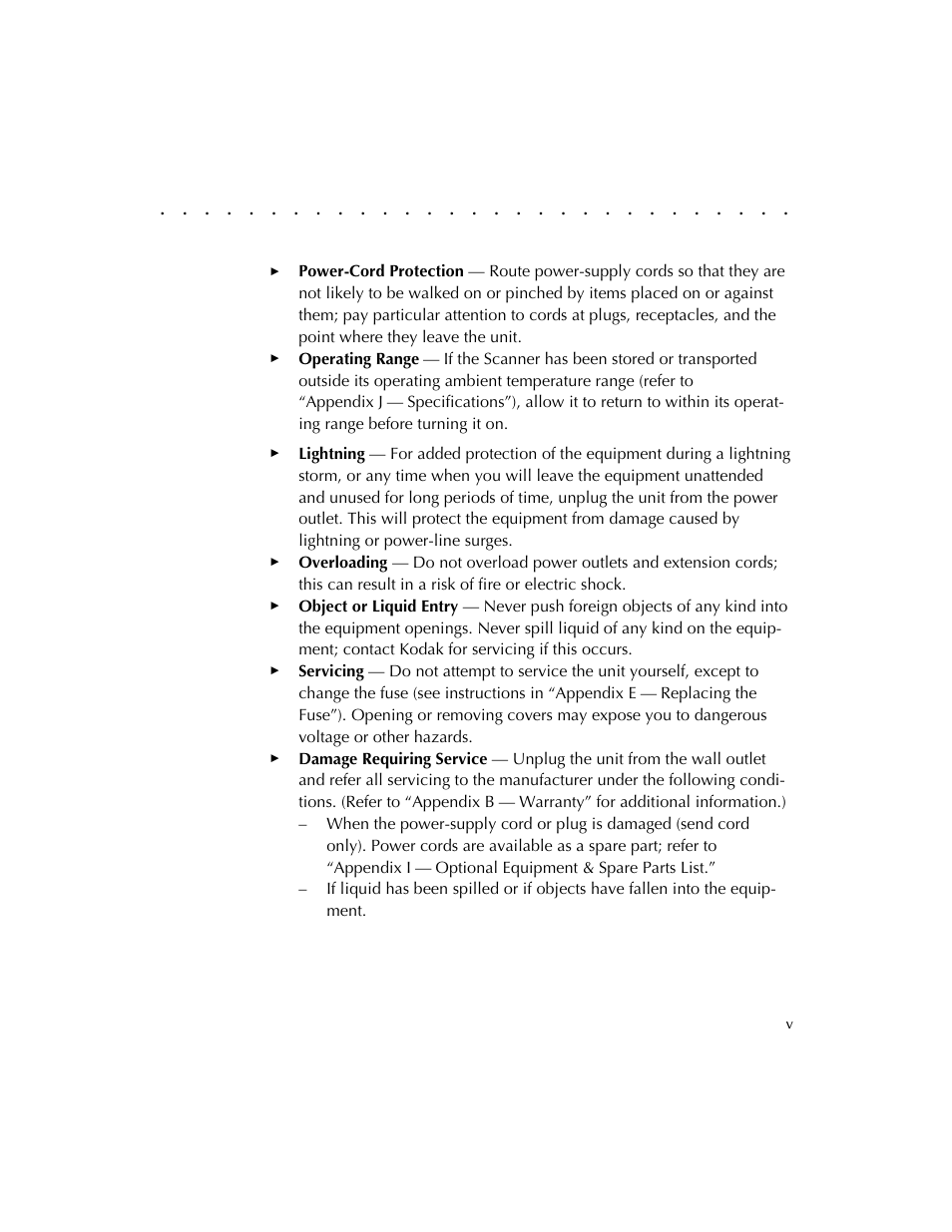 Kodak RFS 3570 User Manual | Page 5 / 220