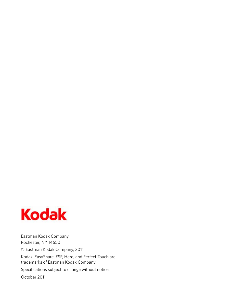 Kodak 5.1 User Manual | Page 2 / 118