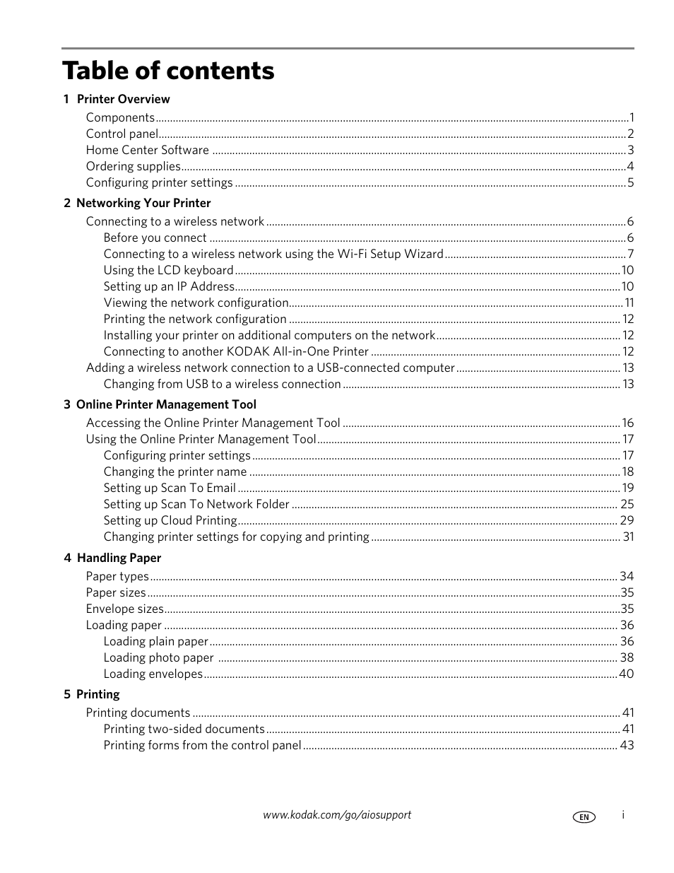 Kodak 5.1 User Manual | Page 3 / 118