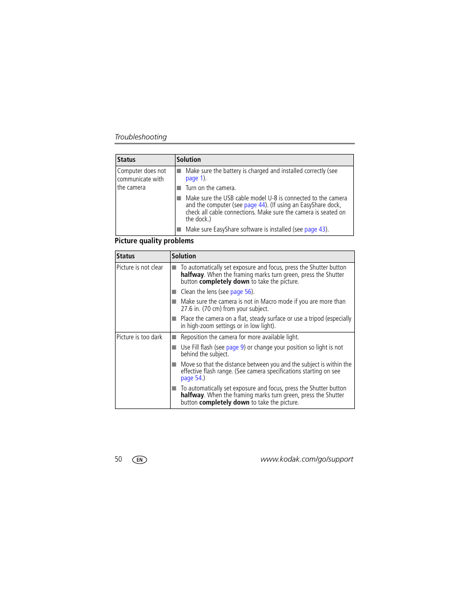 Kodak EasyShare User Manual | Page 56 / 76