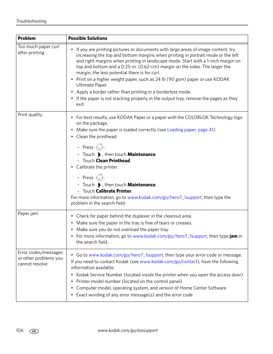 Kodak HERO 7.1 User Manual | Page 112 / 127