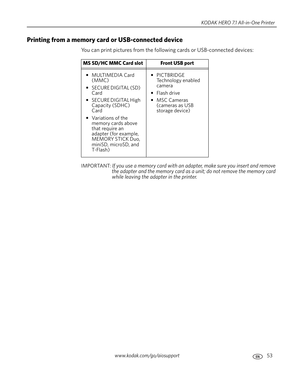 Kodak HERO 7.1 User Manual | Page 59 / 127