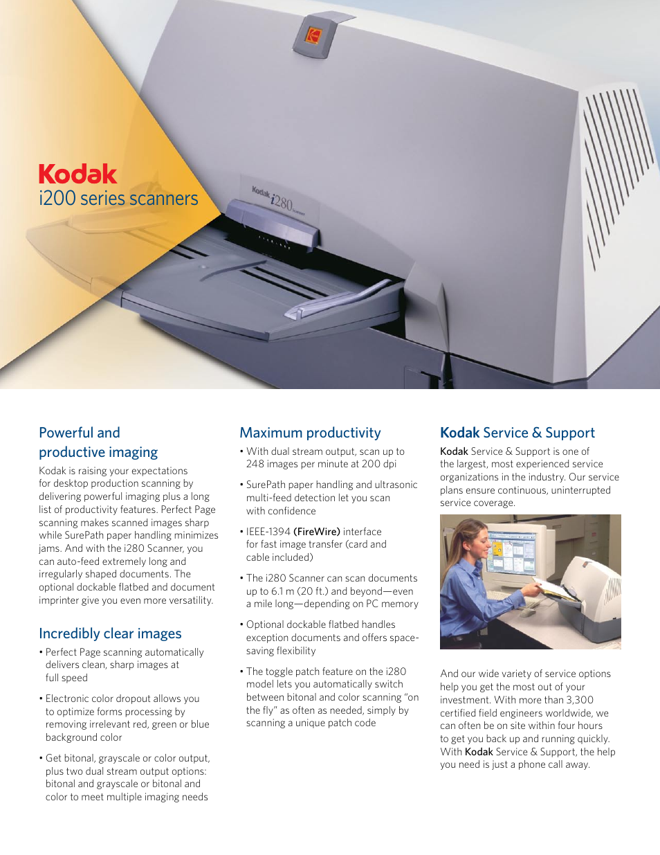 Kodak i280 User Manual | 2 pages